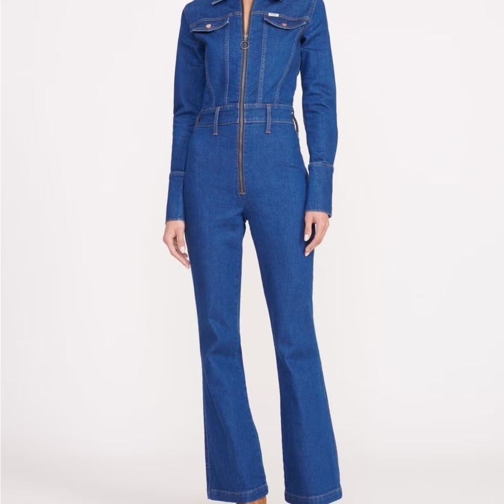 NWT STAUD x Wrangler Denim Jumpsuit